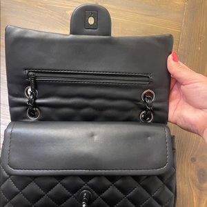 Quilted black bag